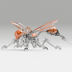 Avispón Mecha Cyberpunk Metal 3D Premium
