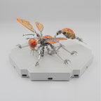 Avispón Mecha Cyberpunk Metal 3D Premium