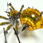 Araña Mecha Batalla Cyberpunk Metal 3D