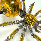 Araña Mecha Batalla Cyberpunk Metal 3D