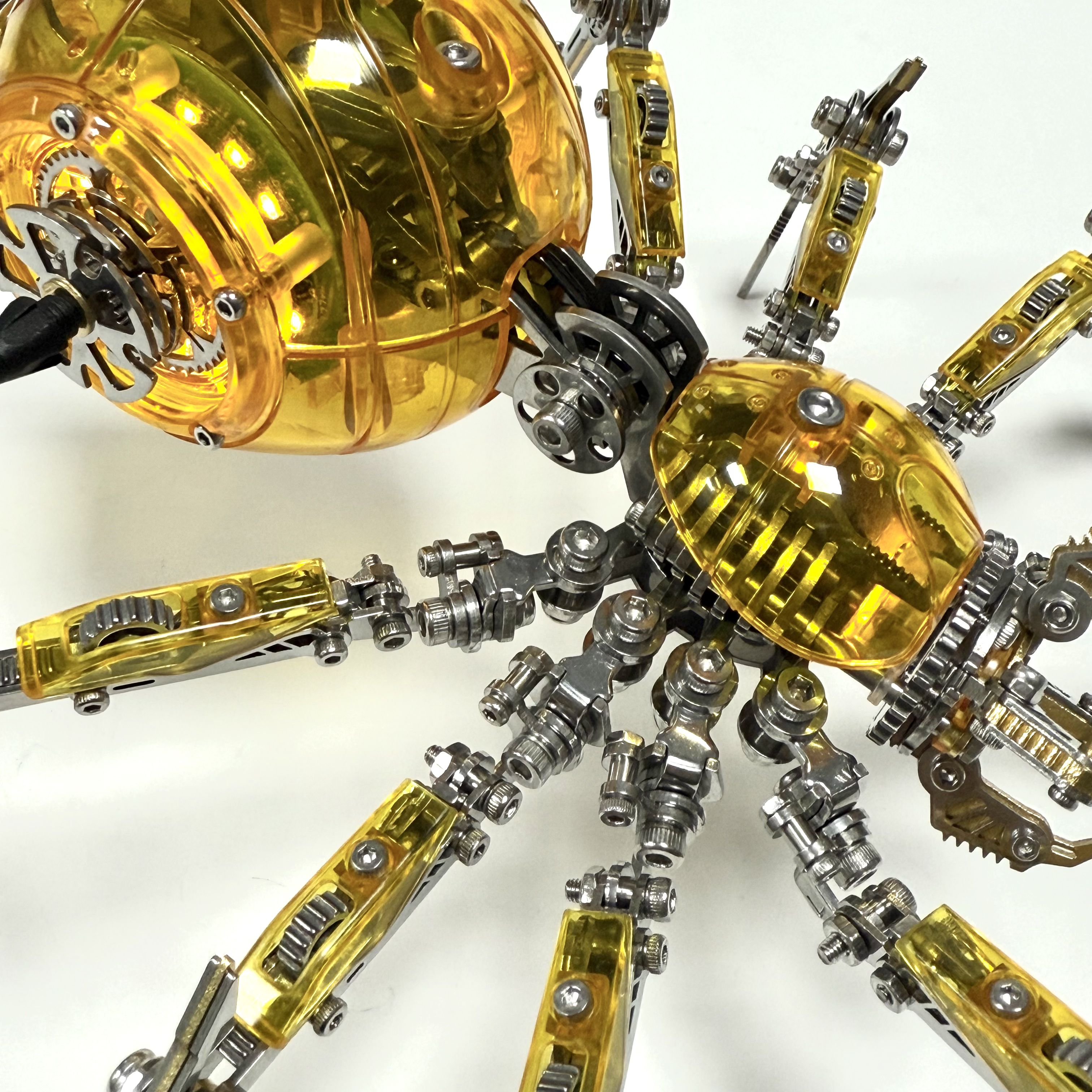 Araña Mecha Batalla Cyberpunk Metal 3D