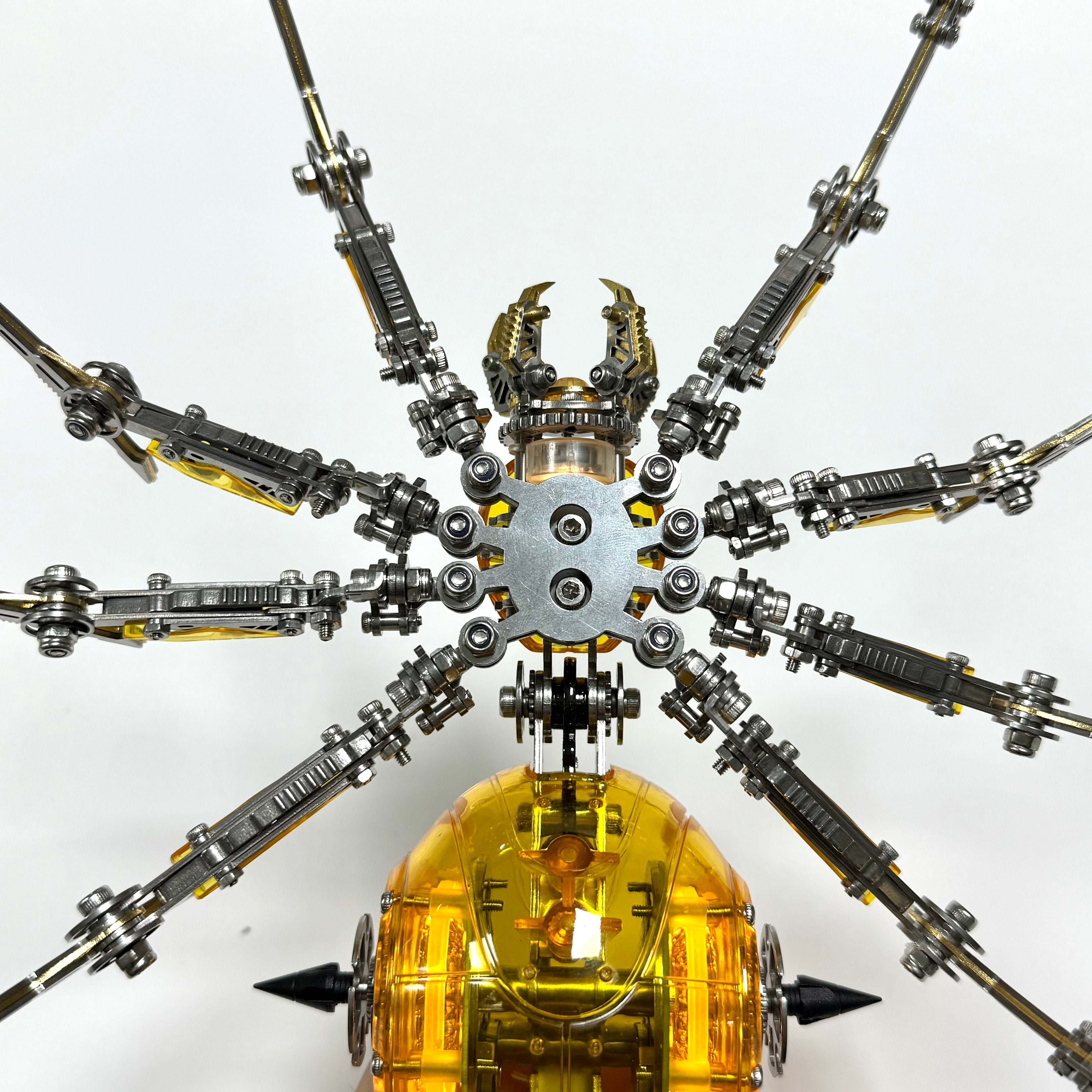 Araña Mecha Batalla Cyberpunk Metal 3D