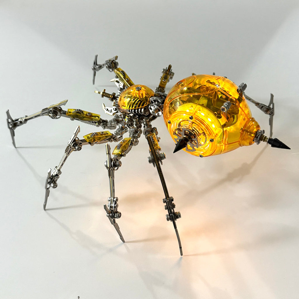 Araña Mecha Batalla Cyberpunk Metal 3D