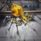 Araña Mecha Batalla Cyberpunk Metal 3D