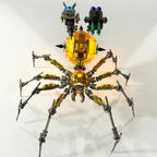 Araña Mecha Batalla Cyberpunk Metal 3D