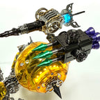 Araña Mecha Batalla Cyberpunk Metal 3D