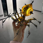 Araña Mecha Batalla Cyberpunk Metal 3D