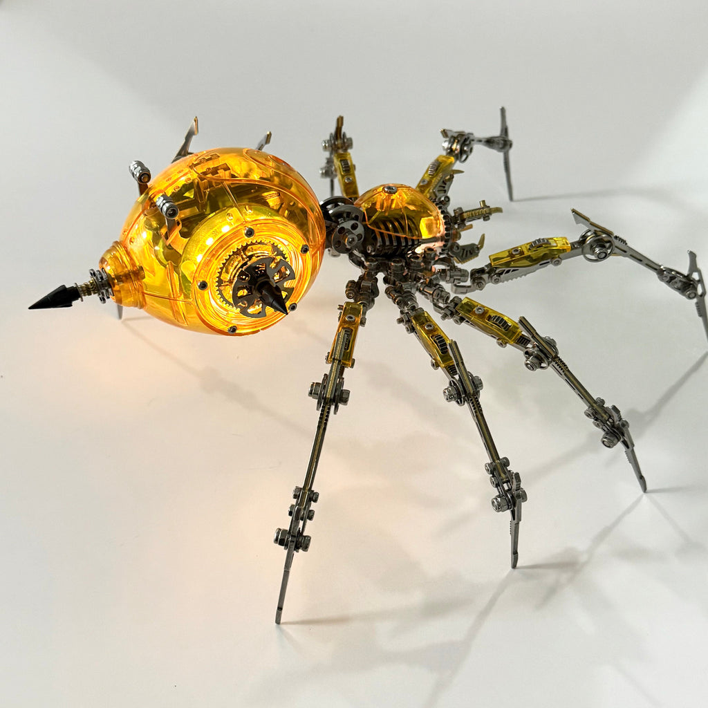 Araña Mecha Batalla Cyberpunk Metal 3D