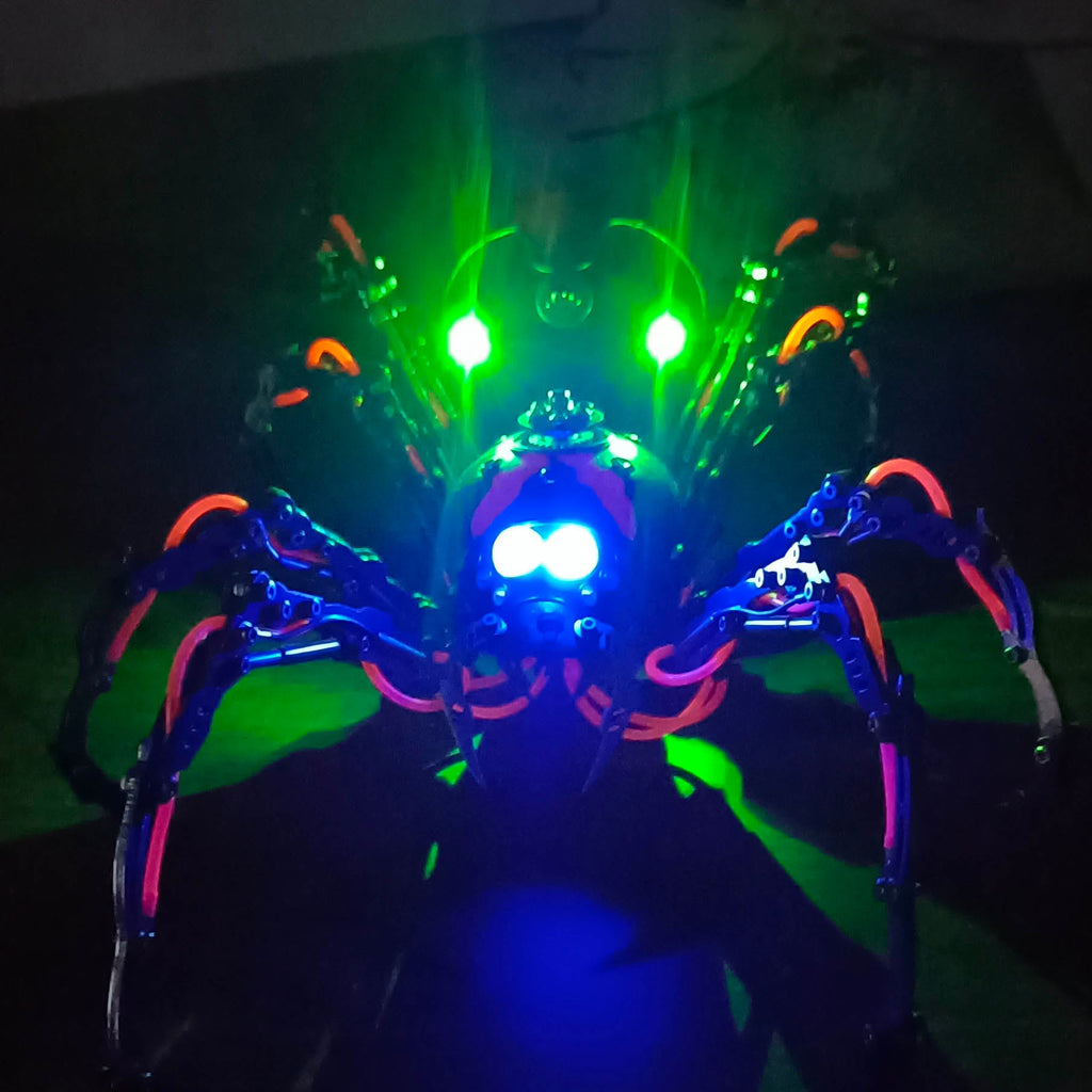 Tarántula Cyberpunk Metal 3D Grande