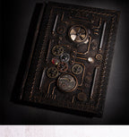 Cuaderno Steampunk Repujado con Caja Regalo