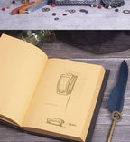 Cuaderno Steampunk Repujado con Caja Regalo