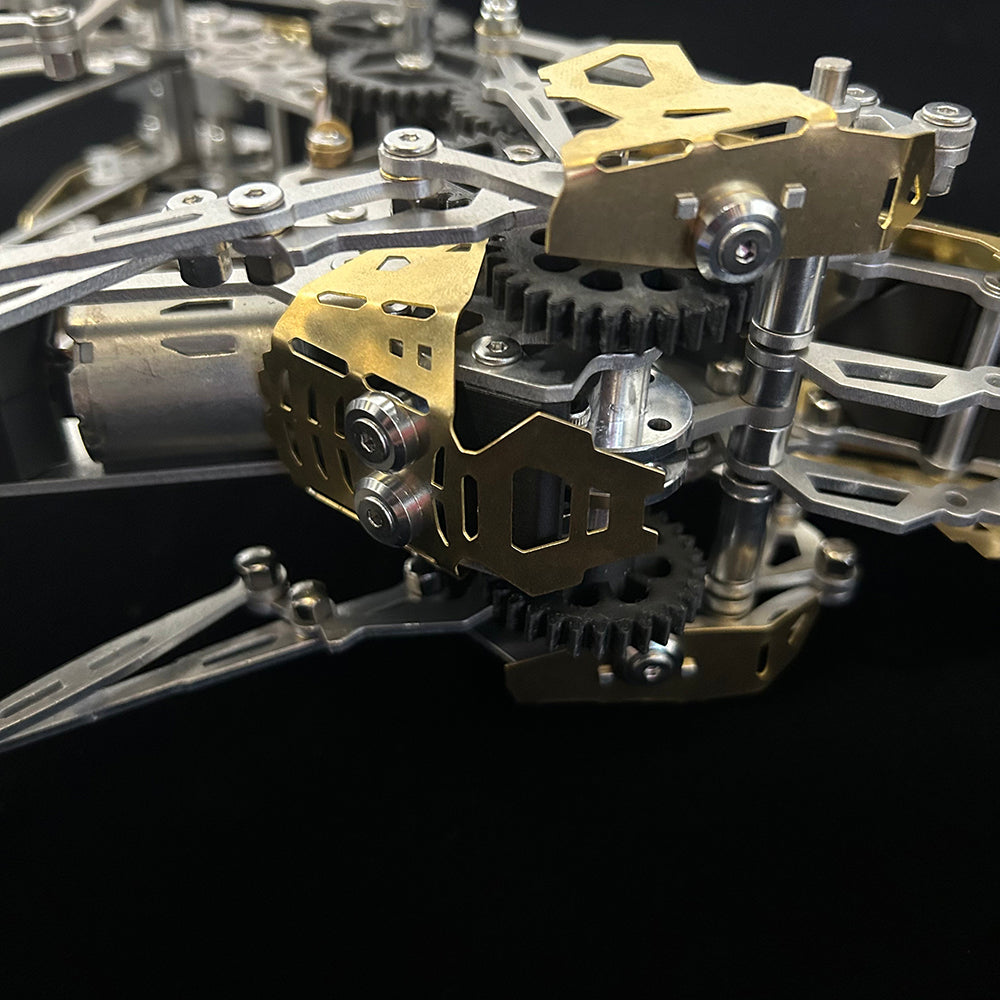 Leopardo Dinámico Mecánico Metal 3D