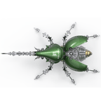 Escarabajo Dynastes Grande Metal 3D