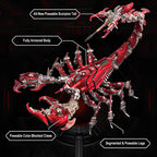 Rey Escorpión de Guerra Grande Mecánico Metal 3D