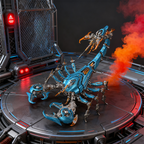 Rey Escorpión de Guerra Grande Mecánico Metal 3D