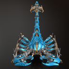 Rey Escorpión de Guerra Grande Mecánico Metal 3D