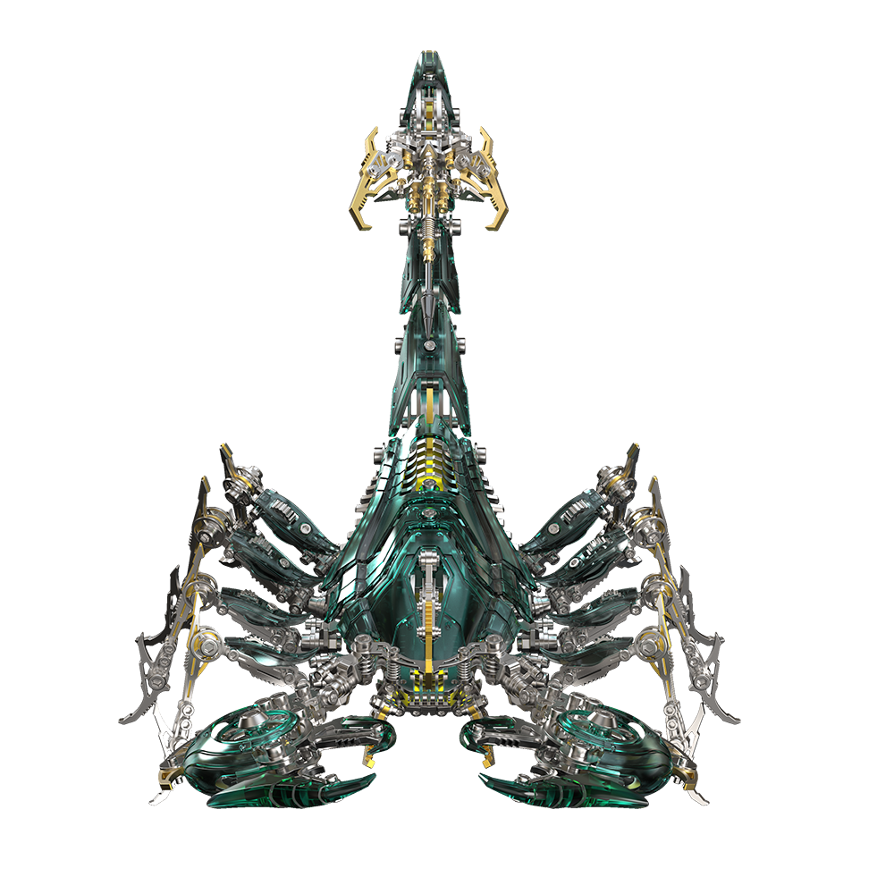 Rey Escorpión de Guerra Grande Mecánico Metal 3D