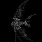 Pez Ángel Mecánico Metal 3D Serie Marina
