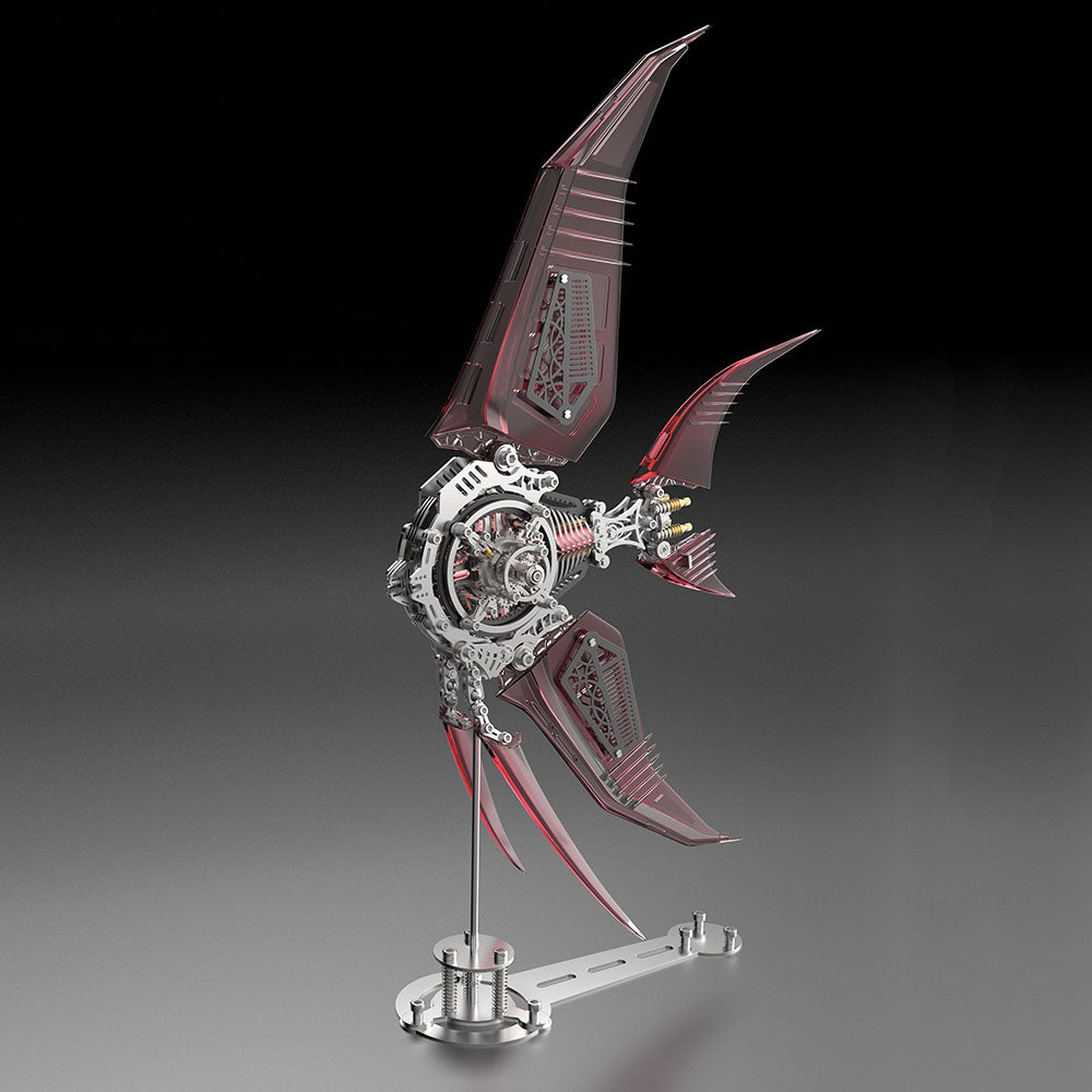 Pez Ángel Mecánico Metal 3D Serie Marina