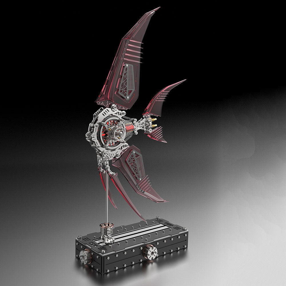Pez Ángel Mecánico Metal 3D Serie Marina