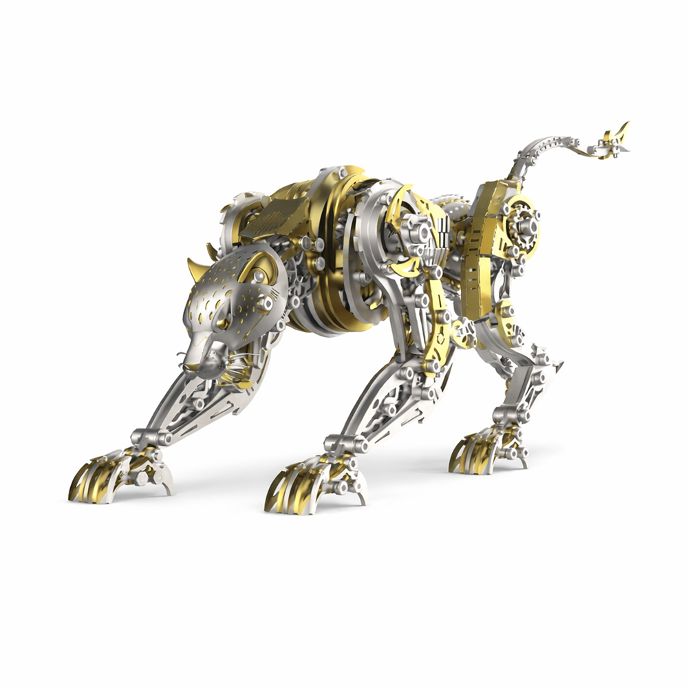 Pantera Mecánica Articulada Metal 3D