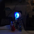 Papá Noel Mecánico Metal 3D Navidad