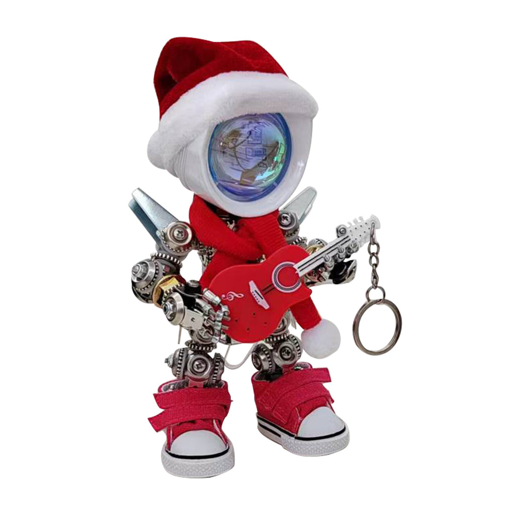 Papá Noel Mecánico Metal 3D Navidad