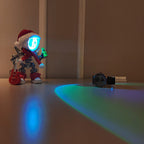 Papá Noel Mecánico Metal 3D Navidad