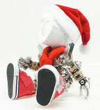 Papá Noel Mecánico Metal 3D Navidad