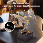 Mariposa Mecánica Steampunk Metal 3D con Caja Musical