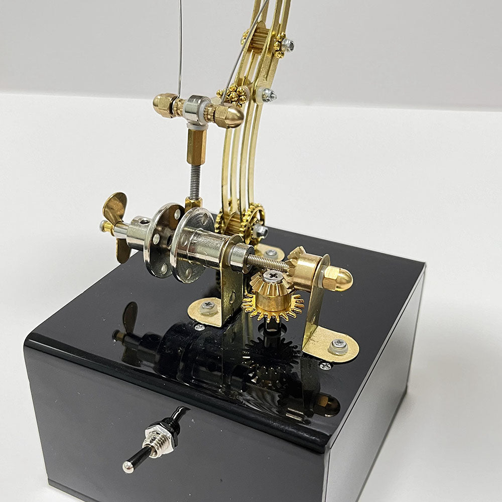 Mariposa Mecánica Steampunk Metal 3D con Caja Musical