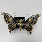 Mariposa Mecánica Steampunk Metal 3D con Caja Musical