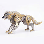 Lobo Mecánico Articulado Metal 3D