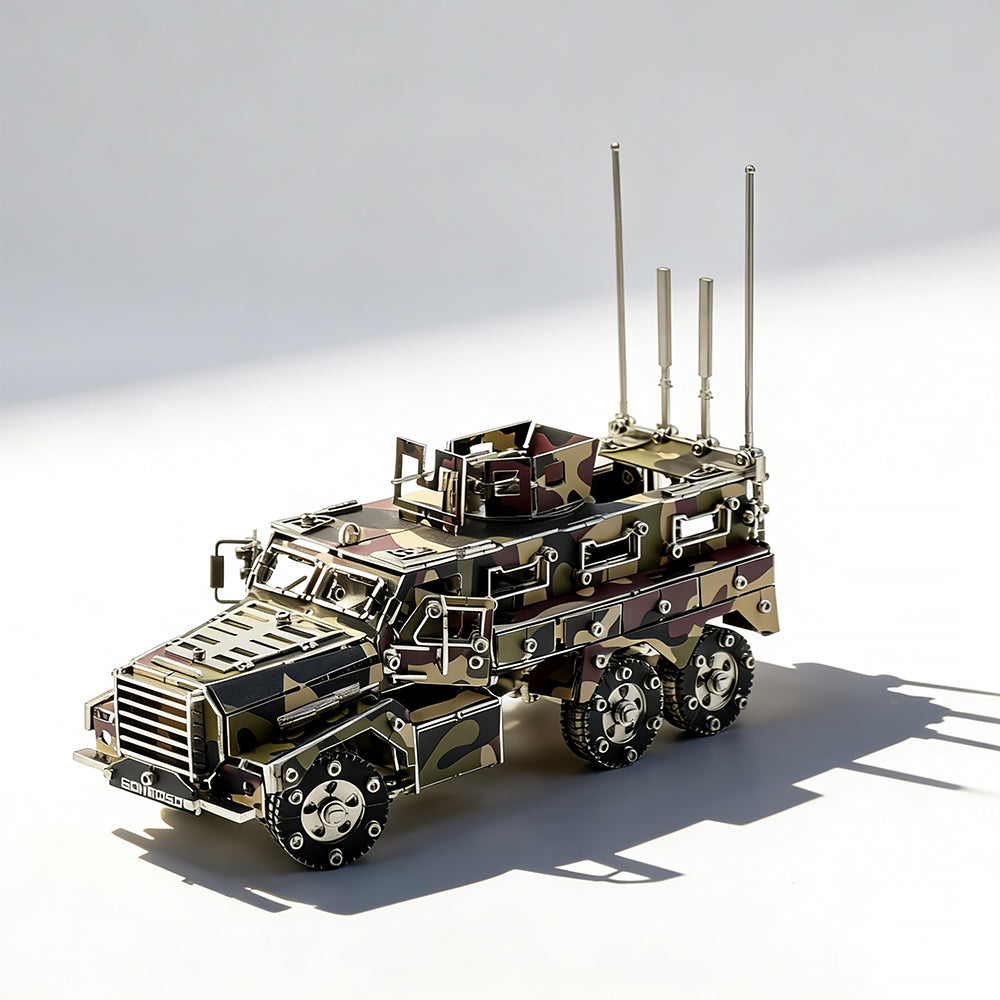 Vehículo Blindado Militar Metal 3D