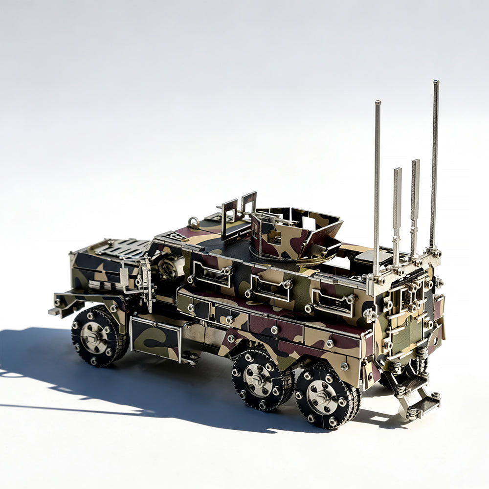 Vehículo Blindado Militar Metal 3D