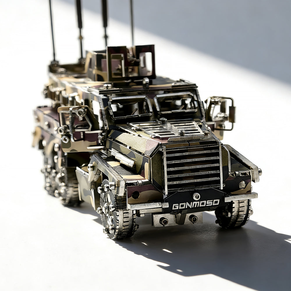 Vehículo Blindado Militar Metal 3D