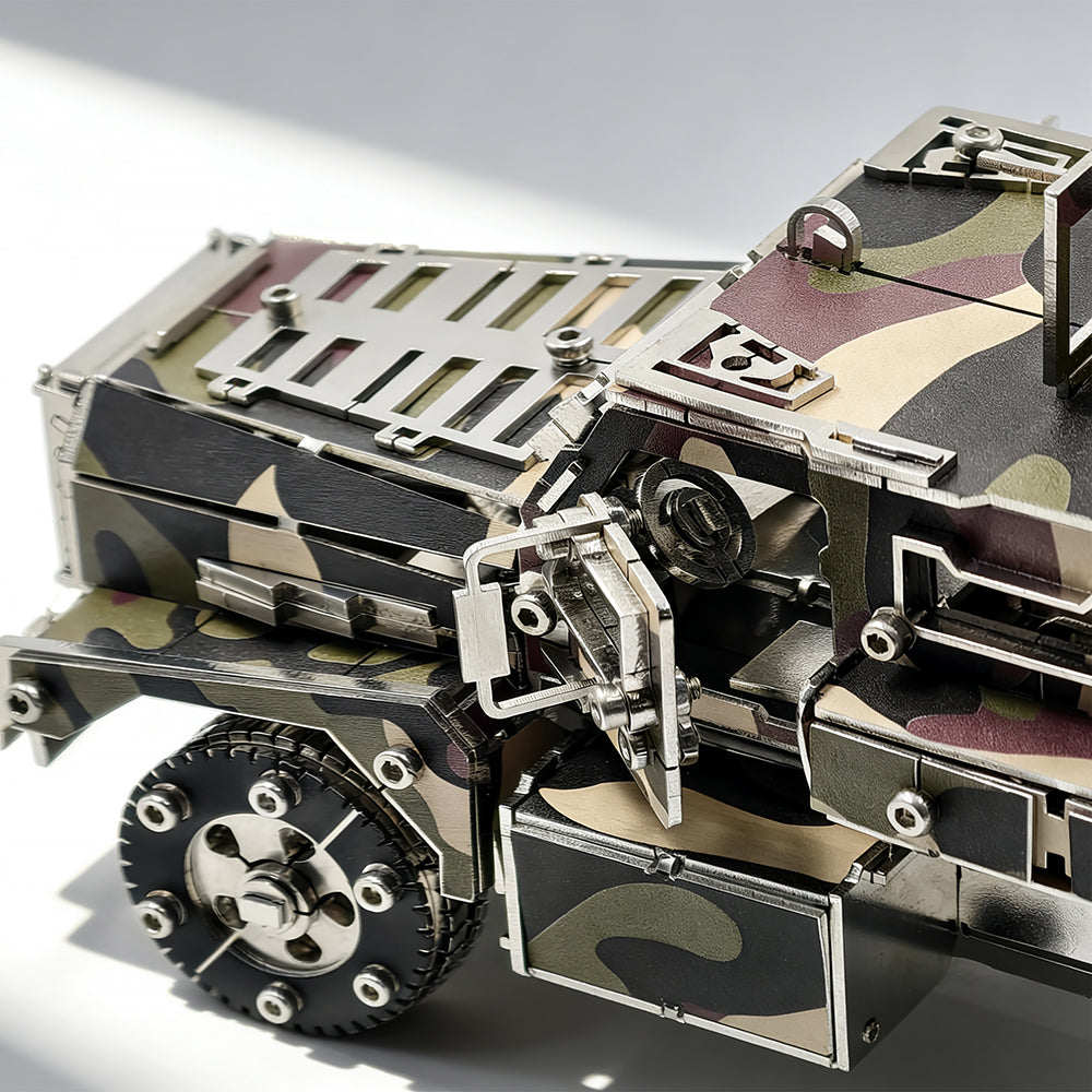 Vehículo Blindado Militar Metal 3D