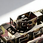 Vehículo Blindado Militar Metal 3D