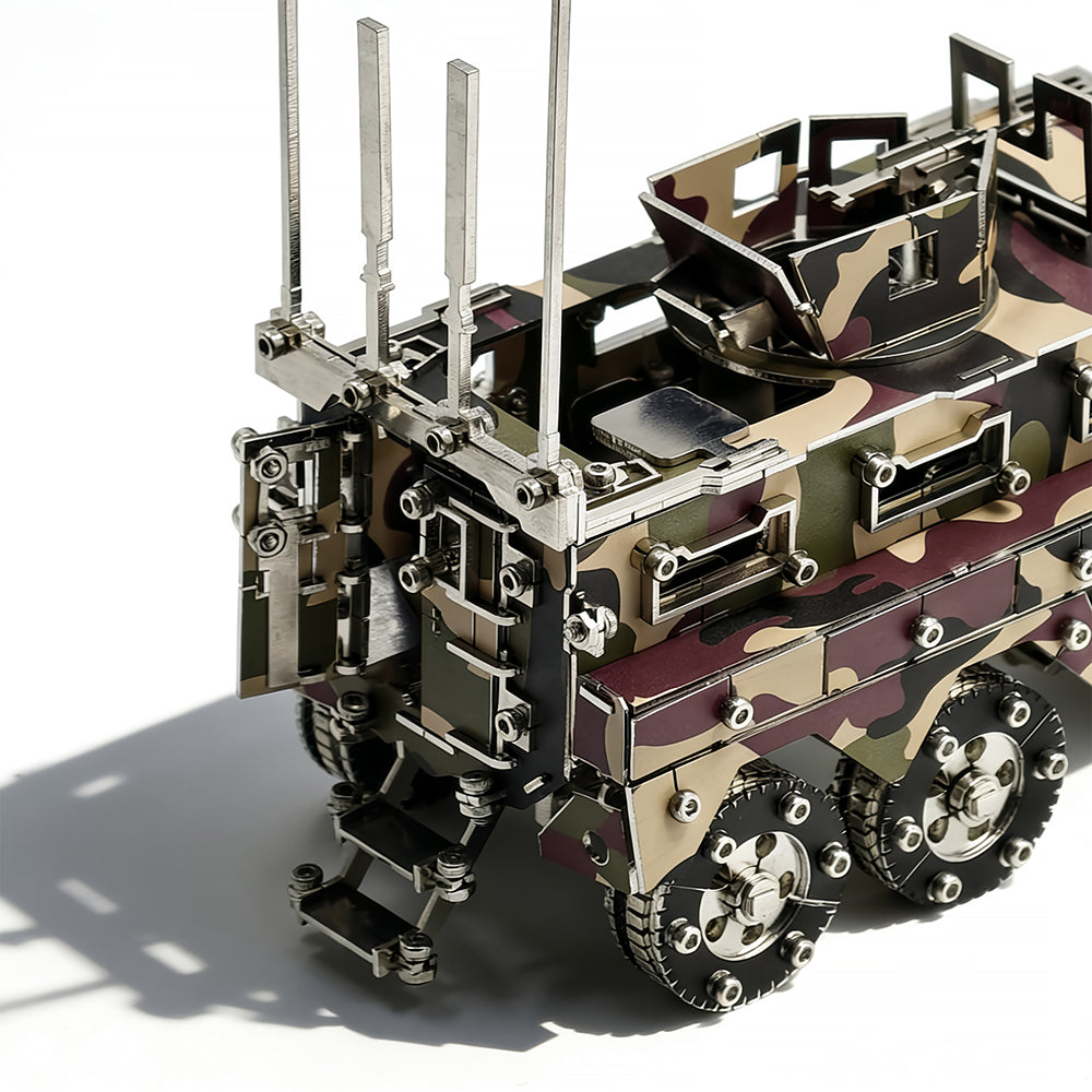 Vehículo Blindado Militar Metal 3D