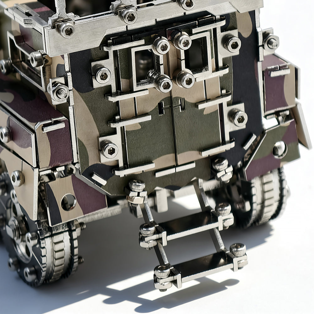 Vehículo Blindado Militar Metal 3D