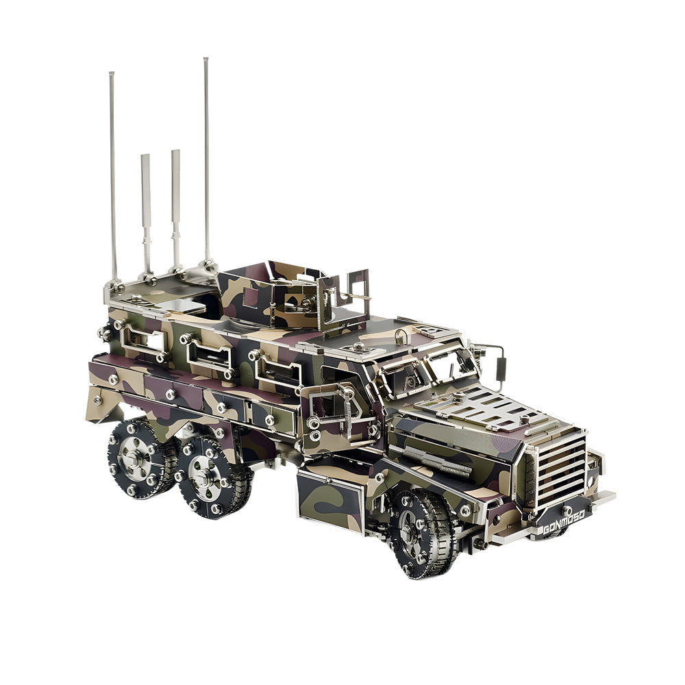 Vehículo Blindado Militar Metal 3D