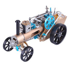 Coche a Vapor Un Cilindro Metal 3D