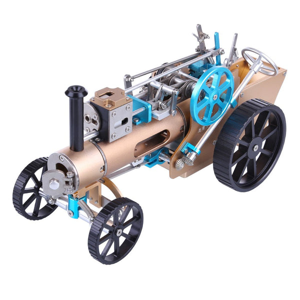Coche a Vapor Un Cilindro Metal 3D