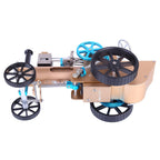 Coche a Vapor Un Cilindro Metal 3D
