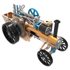 Coche a Vapor Un Cilindro Metal 3D