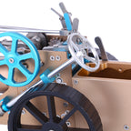 Coche a Vapor Un Cilindro Metal 3D