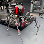 Araña de Batalla Negra Mecánica Metal 3D