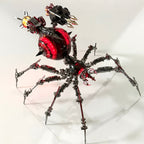 Araña de Batalla Negra Mecánica Metal 3D