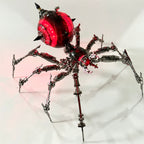 Araña de Batalla Negra Mecánica Metal 3D