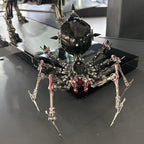 Araña de Batalla Negra Mecánica Metal 3D